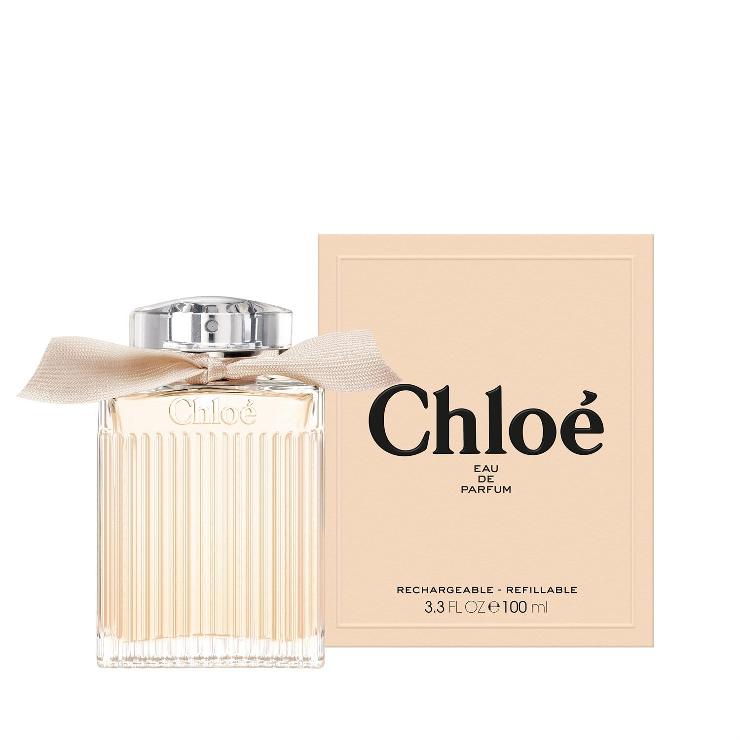 Chloé Eau de Parfum Ricaricabile 100 ml - Fragranza Floreale con Litchi e Rosa Damascena