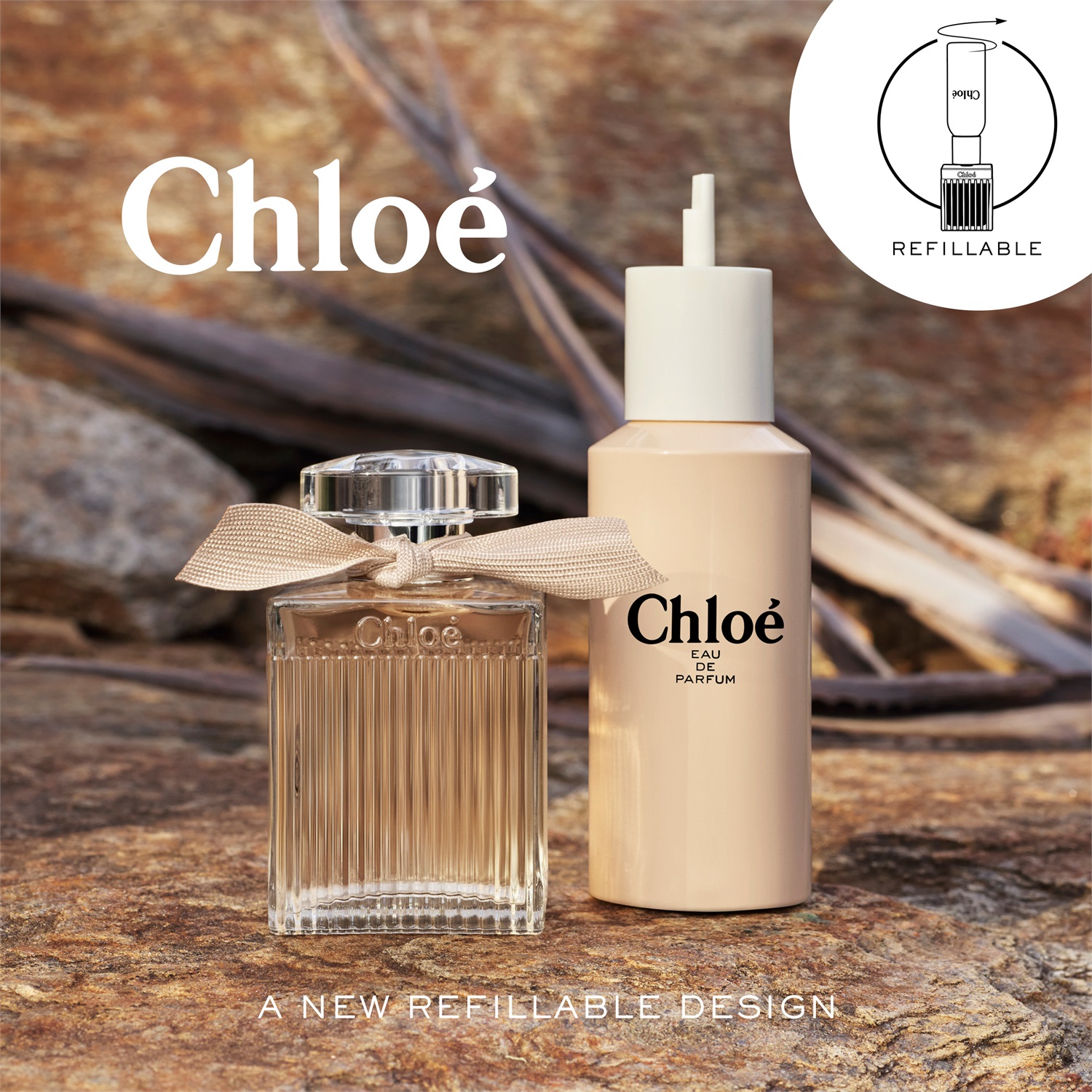 Chloé Eau de Parfum Ricaricabile 100 ml - Fragranza Floreale con Litchi e Rosa Damascena