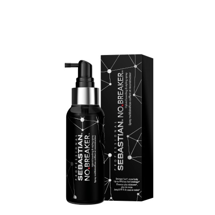 Sebastian No Breaker Hybrid Bonding & Styling Spray 100 ml - Cura Intensa, Riduzione Rottura 99%, Formula Leave-In