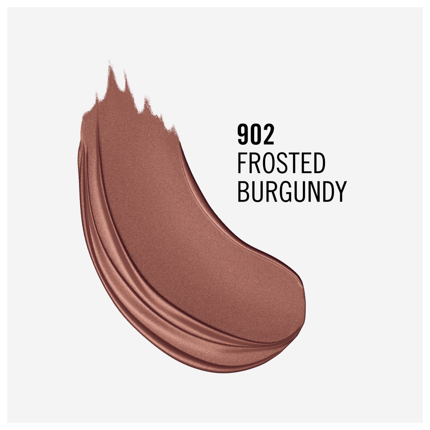 Rimmel London Rossetto in Stick Lasting Finish 902 Frosted Burgundy - Lunga Durata, Finish Luminoso, Formula Morbida e Cremosa