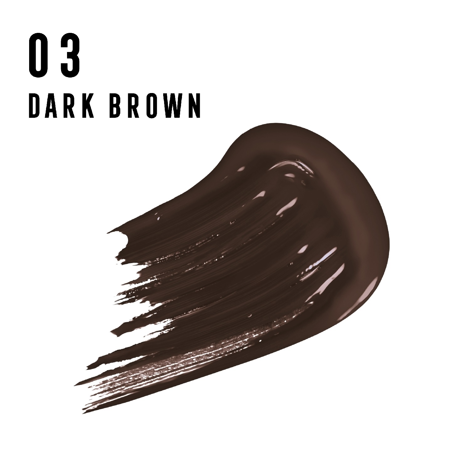 Max Factor Browfinity Longwear Brow Tint 03 Dark Brown 4.2ml - Tinta Sopracciglia a Lunga Tenuta, Waterproof, No Transfer