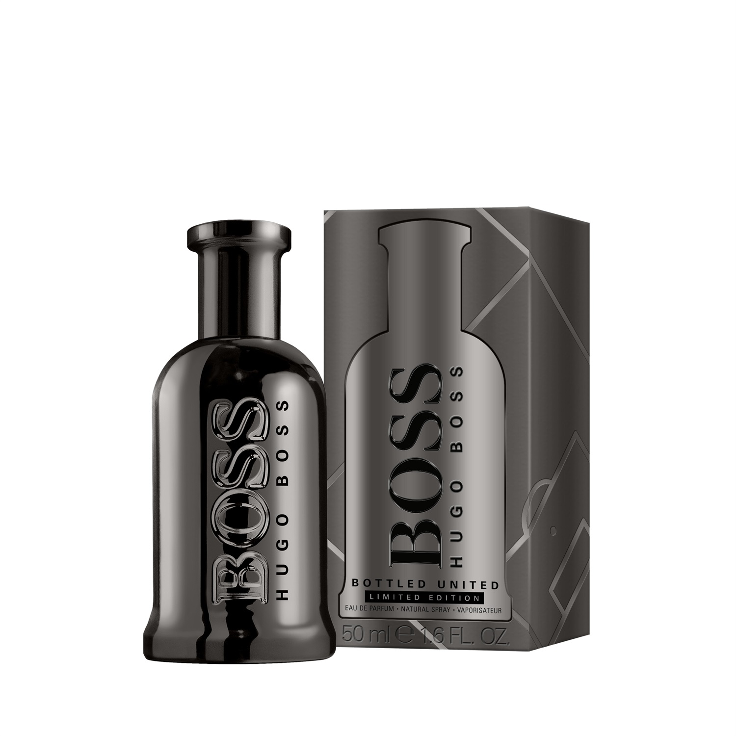 Hugo Boss Bottled United Eau de Parfum 50 ml - Fragranza Legnoso Aromatica da Uomo, Limited Edition 2021