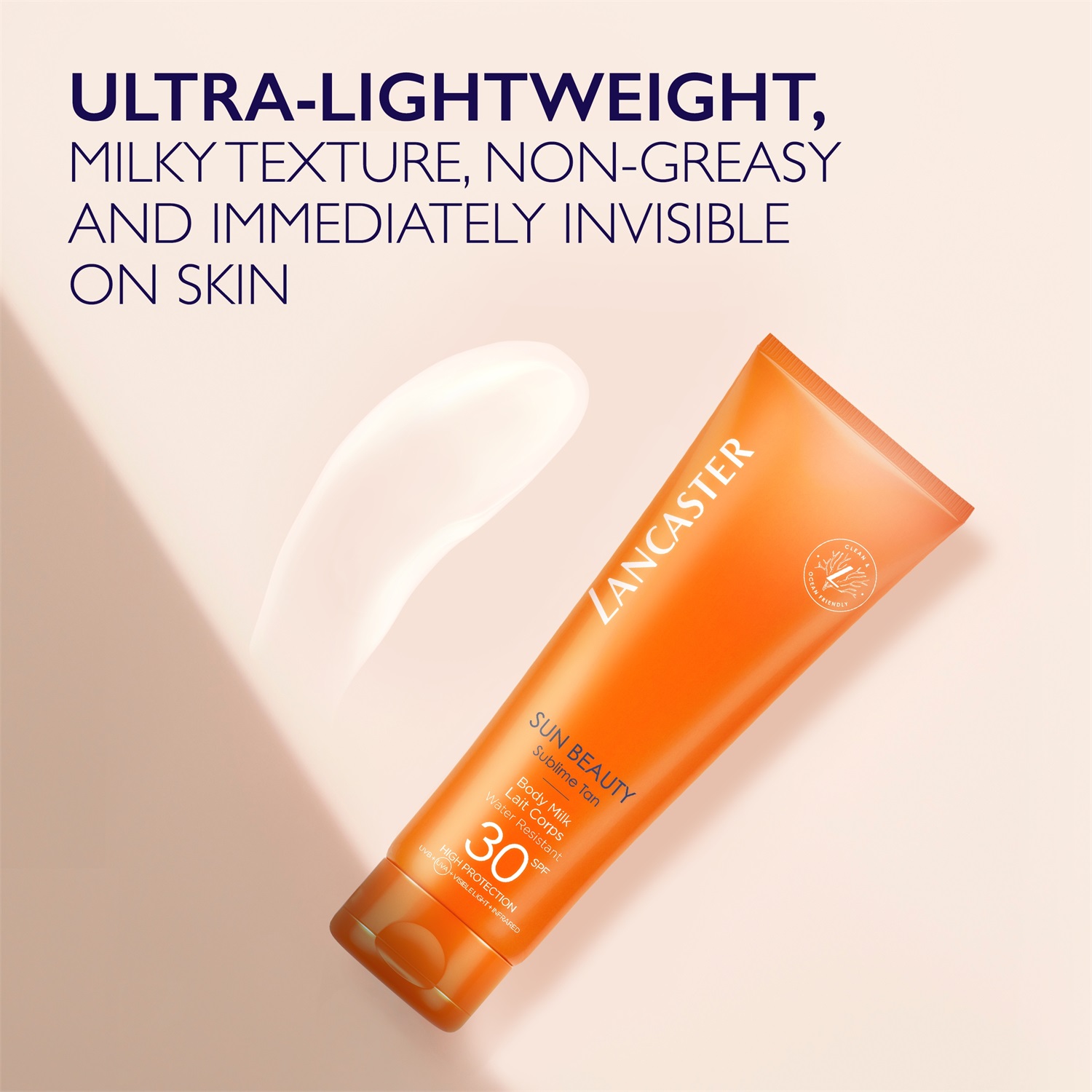 Lancaster Sun Beauty Body Milk SPF 15 - Latte Corpo Ultraleggero 250 ml con Protezione Solare