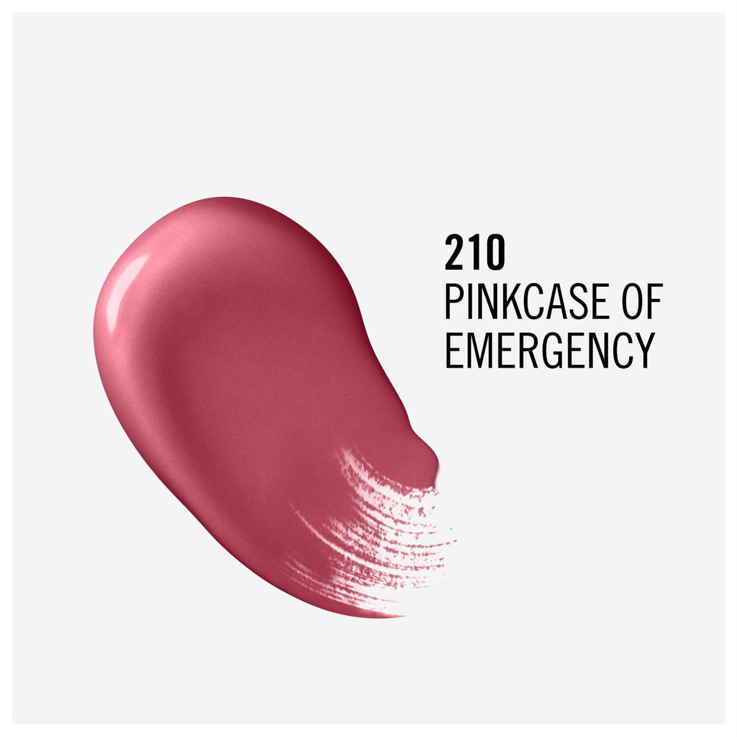 Rimmel Rossetto Liquido Provocalips 210 Pinkcase Of Emergency - Formula Lunga Tenuta 2 Step, No Transfer, Finish Vinilico, 6 ml