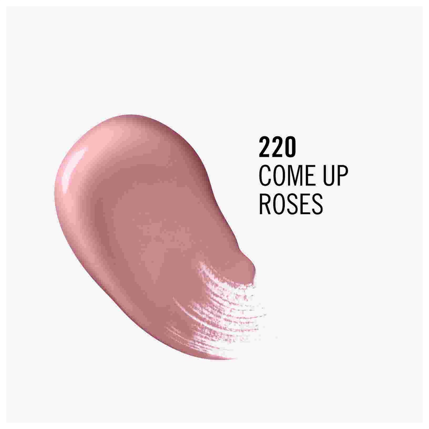 Rimmel London Rossetto Liquido Provocalips 220 Come Up Roses, Formula Lunga Tenuta 2 Step, Finish Vinilico, 6 ml
