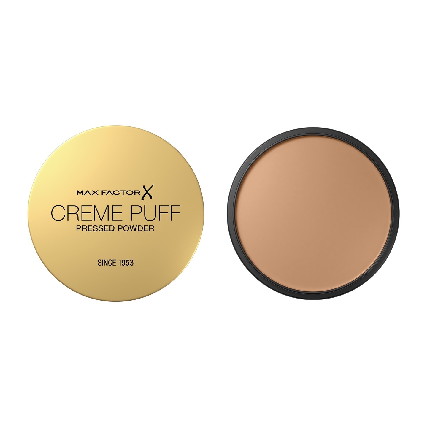 Max Factor Creme Puff Cipria Compatta 13 Nouveau Beige 14 g - Copertura Medio-Alta, Finish Opaco, Adatta a Tutti i Tipi di Pelle