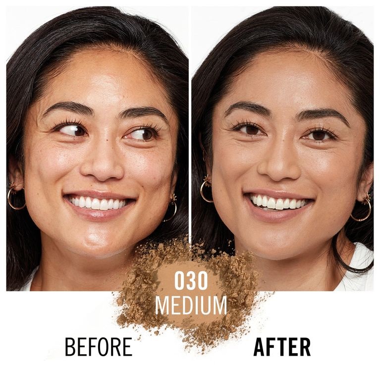 Rimmel Kind & Free Cipria Compatta 30 Medium - Polvere Opacizzante 10 g per una Pelle Perfetta