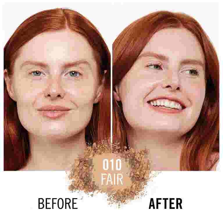 Rimmel Kind & Free Cipria Compatta 10 g N.10 Fair - 100% Vegana, Opacizzante e Levigante