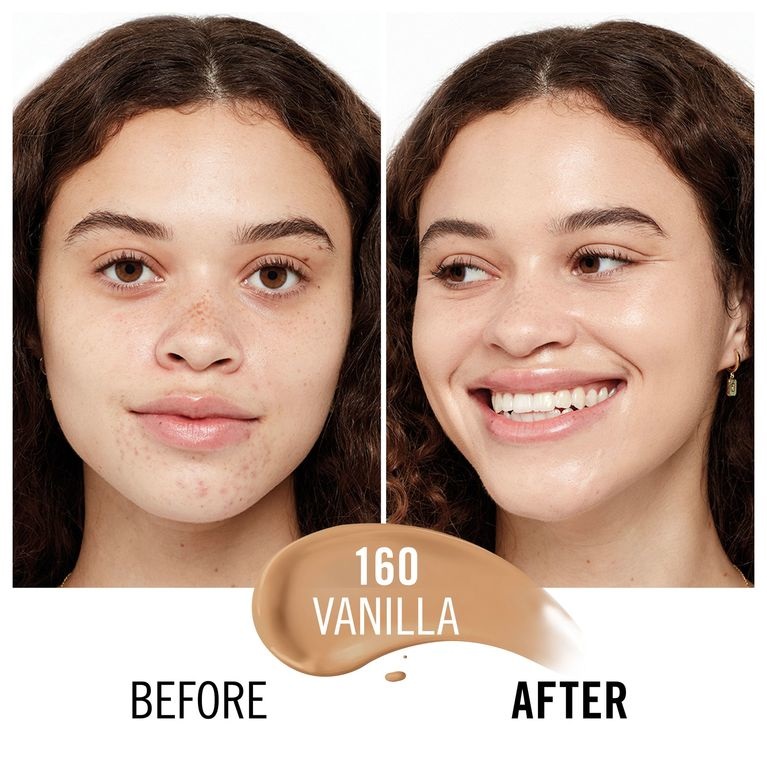 Rimmel Kind & Free Fondotinta Idratante 30ml - Tonalità 150 Rose Vanilla, Formula Leggera, Vegano e Cruelty-Free con Vitamine E e B5