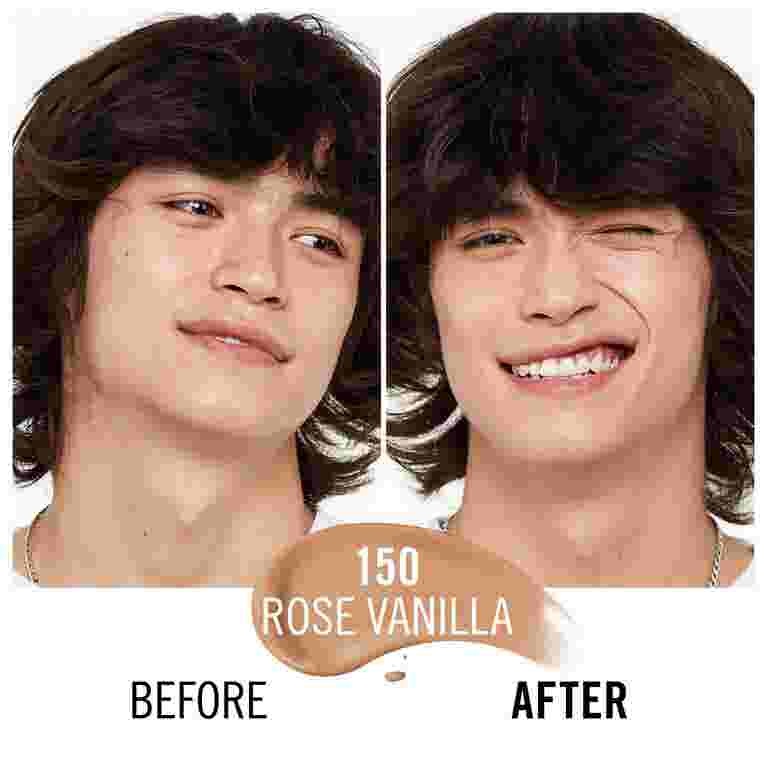 Rimmel Kind & Free Fondotinta Idratante 160 Vanilla 30 ml - Vegano, Cruelty-Free, con Vitamina E e B5