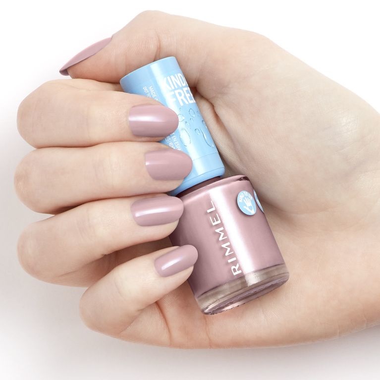 Rimmel Kind & Free Smalto per Unghie 154 Milky Bare 8ml - Formula Naturale, Vegana e Rinforzante