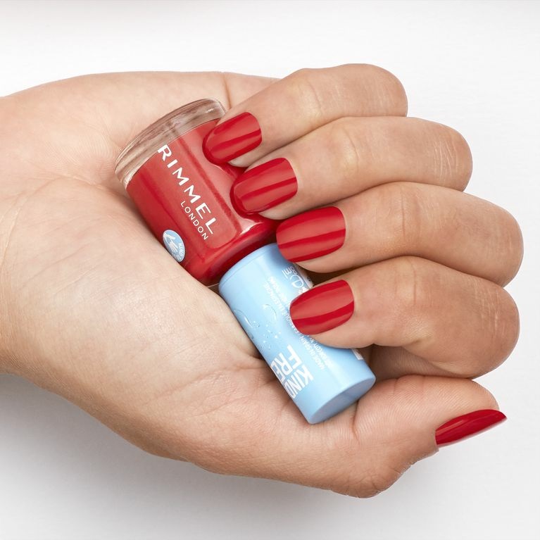 Rimmel London Kind & Free Smalto per Unghie 155 Sunset Soar 8 ml - Formula Vegana con Estratto di Alghe