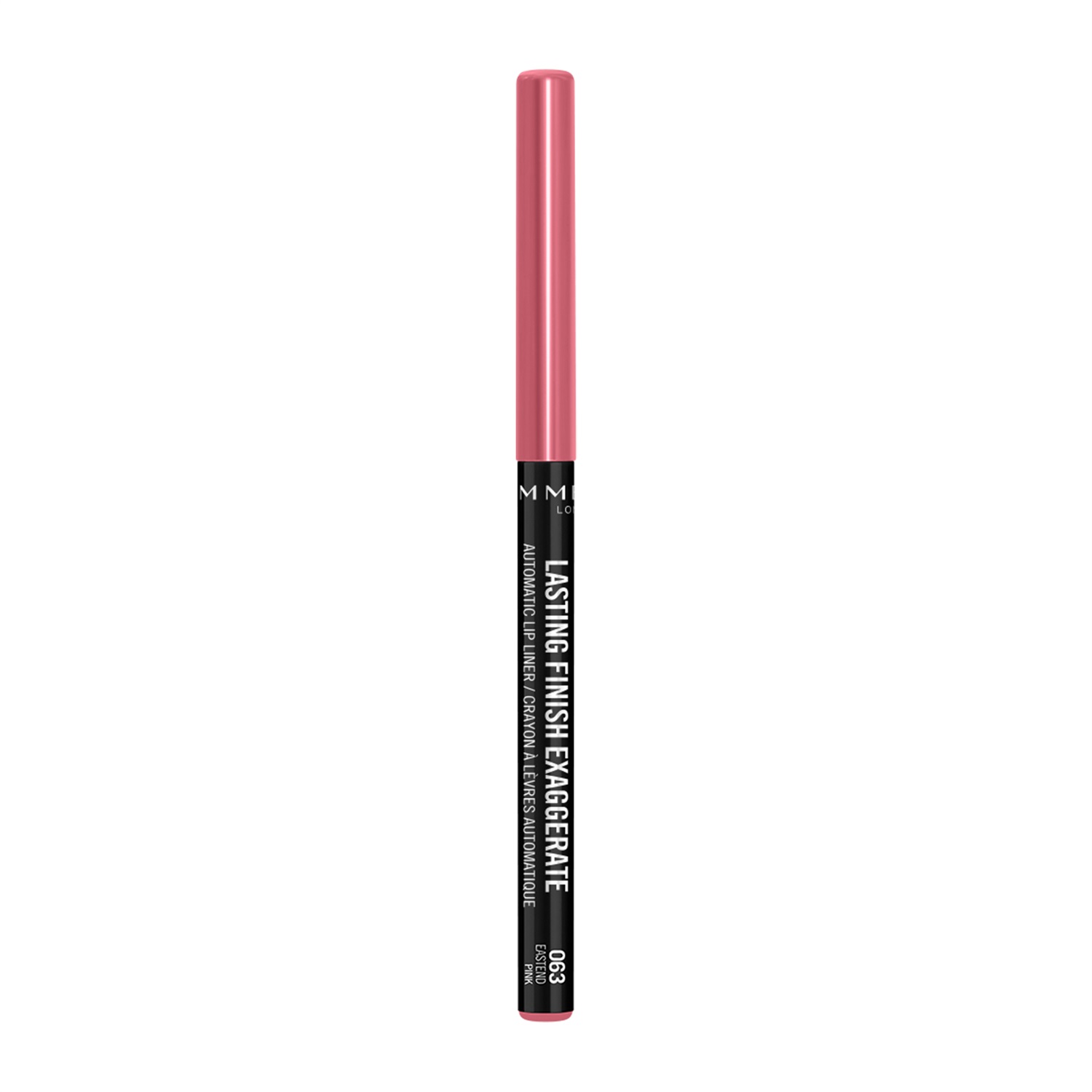 Rimmel London Matita Labbra Lasting Finish Exaggerate 063 Eastend Pink - Lunga Tenuta, Tratto Preciso e Texture Cremosa
