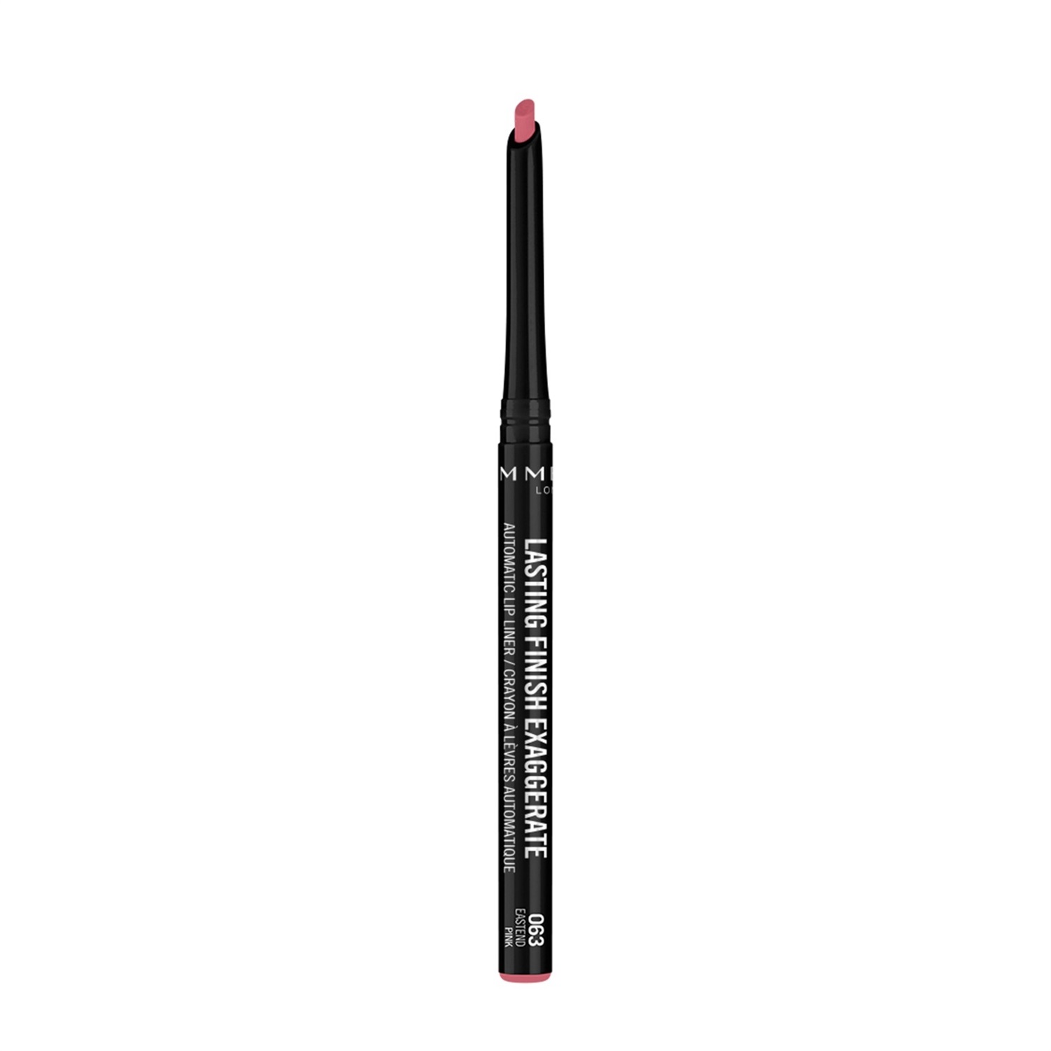 Rimmel London Matita Labbra Lasting Finish Exaggerate 063 Eastend Pink - Lunga Tenuta, Tratto Preciso e Texture Cremosa