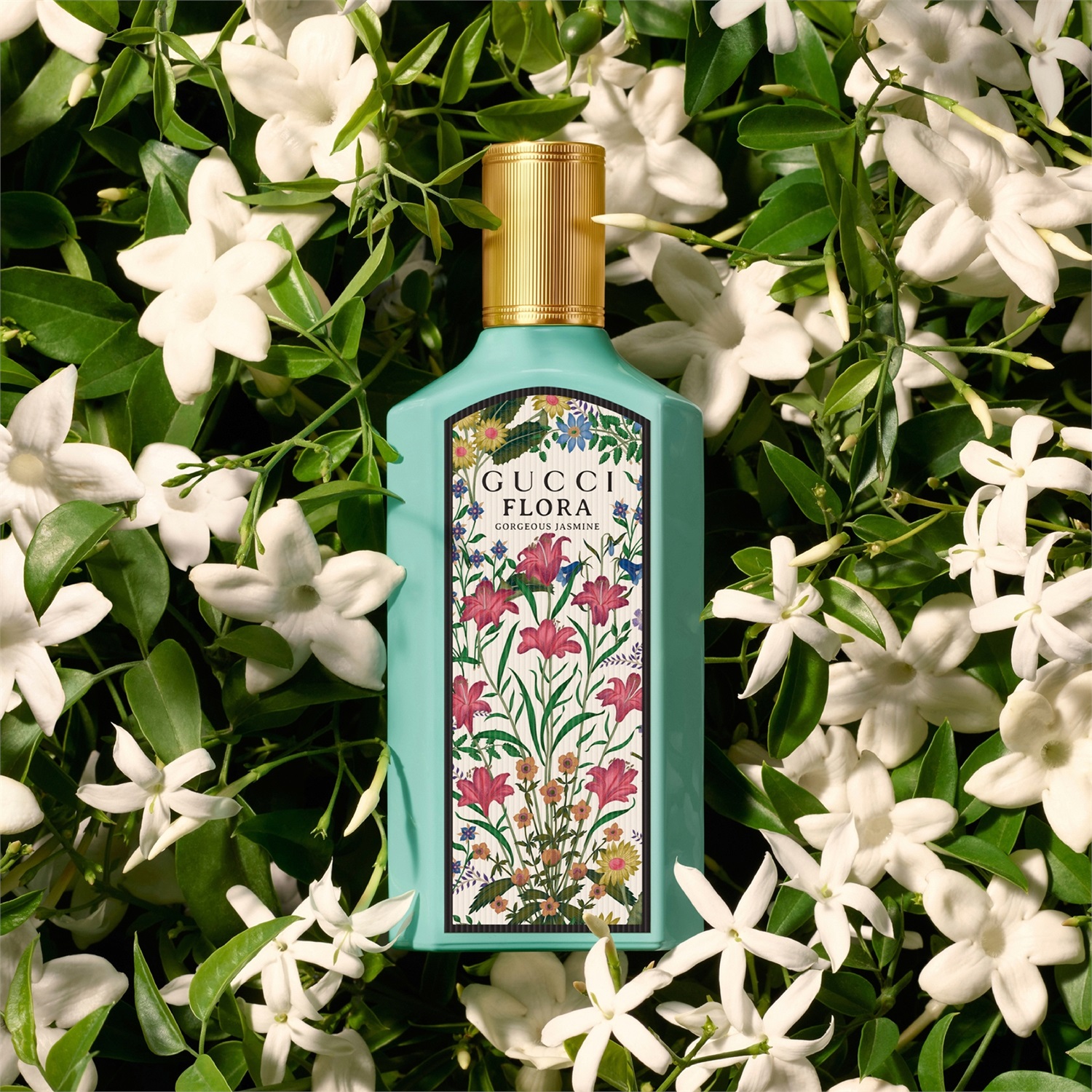 Gucci Flora Gorgeous Jasmine Eau de Parfum 100 ml - Fragranza Floreale da Donna con Gelsomino Grandiflora