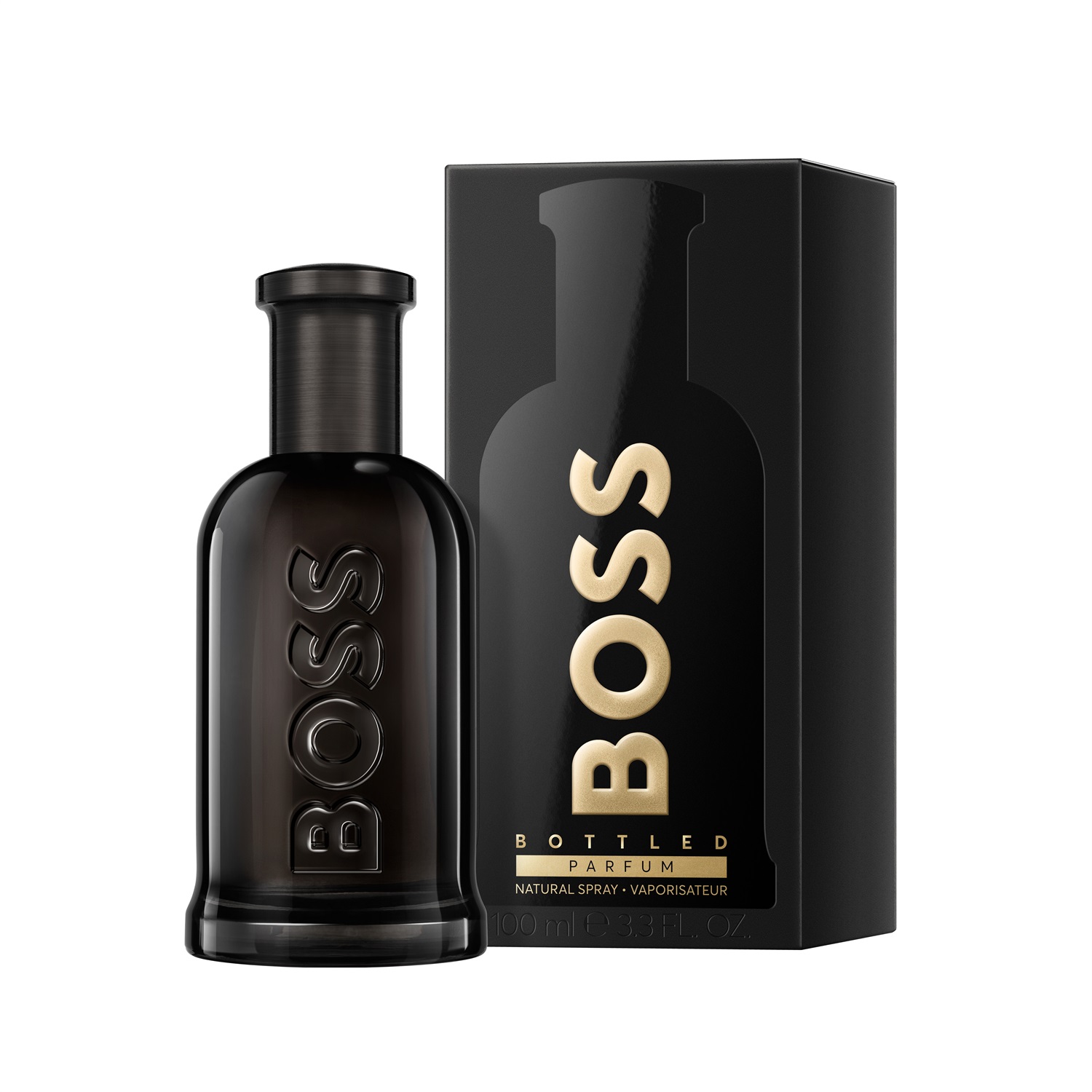 Hugo Boss Bottled Parfum 100ml - Fragranza Legnosa e Ambrata con Note di Mandarino, Incenso e Iris
