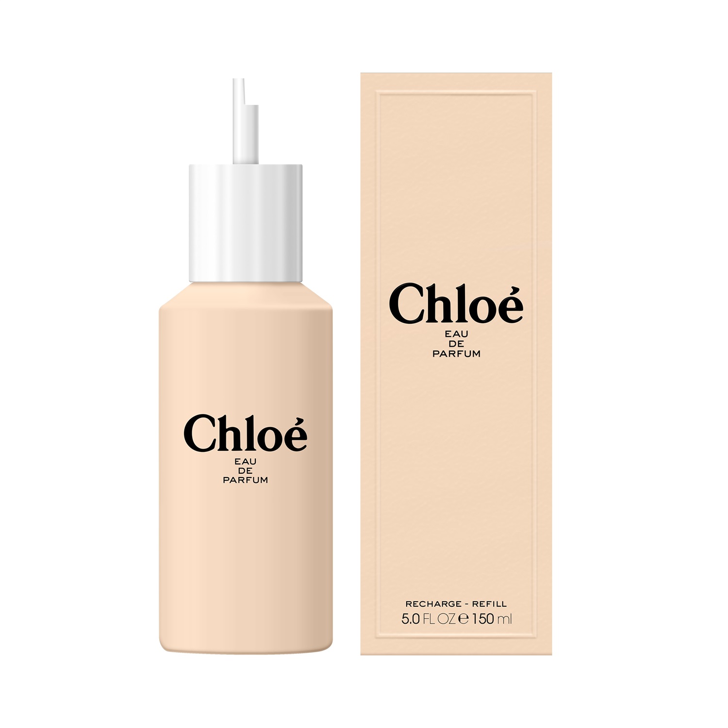 Chloé Eau de Parfum Ricarica 150 ml - Fragranza Floreale Femminile con Note di Rosa e Litchi