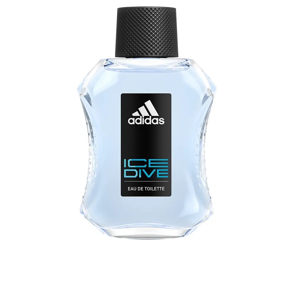 Adidas Ice Dive Eau De Toilette 100 ml - Fragranza Aromatica e Agrumata per Uomo con Note di Kiwi, Lavanda e Mandarino