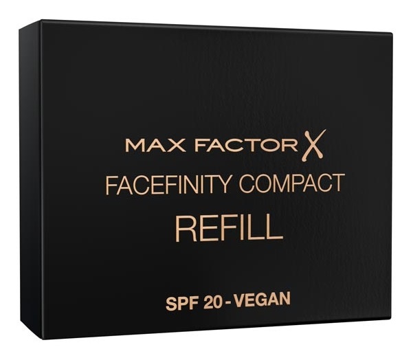 Max Factor Facefinity Compact Fondotinta Compatto in Polvere 003 Natural Rose 10 g - SPF 20, Formula Vegan, Finish Mat, Coprenza Modulabile