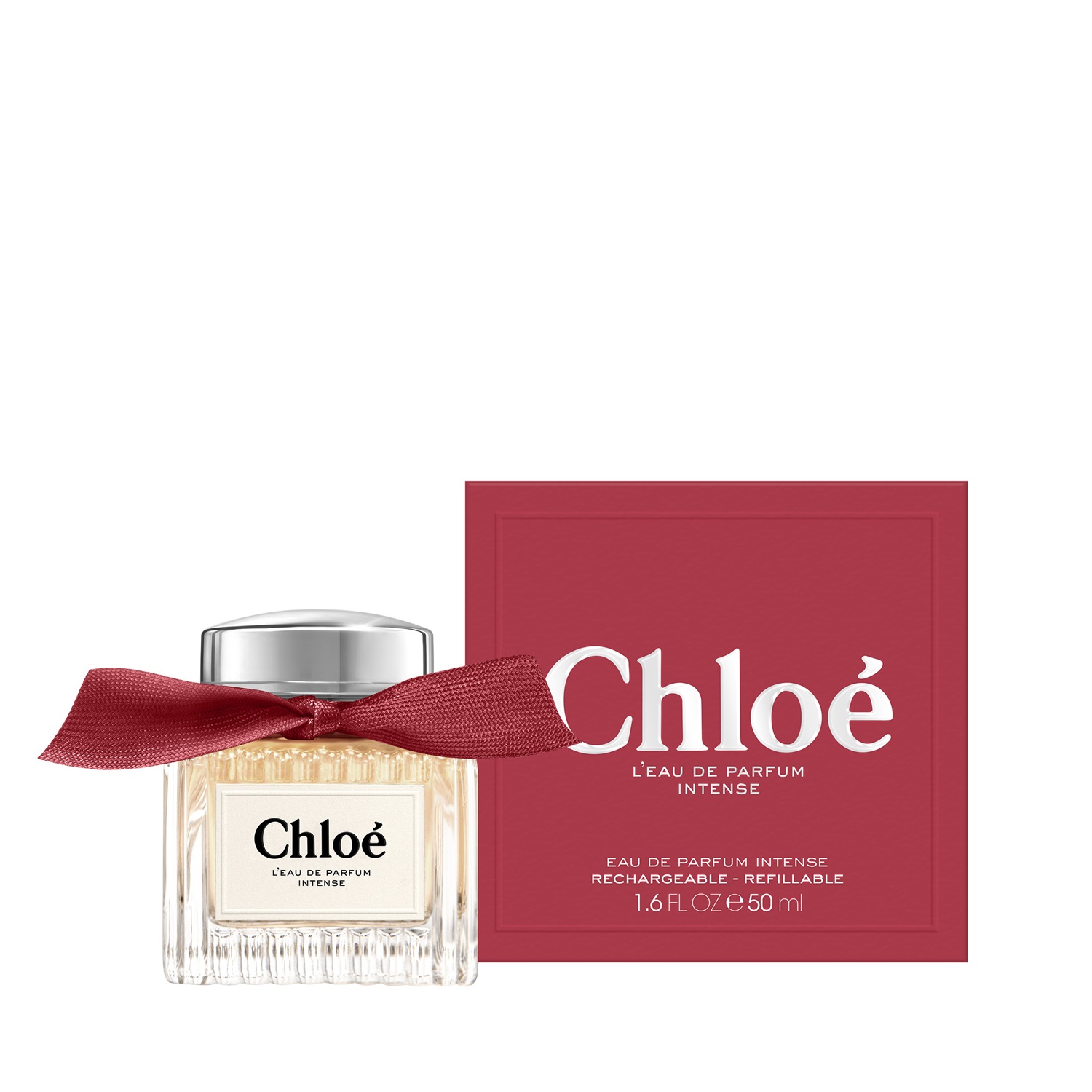 Chloé L'Eau de Parfum Intense 50 ml - Fragranza Floreale e Legnosa Ricaricabile