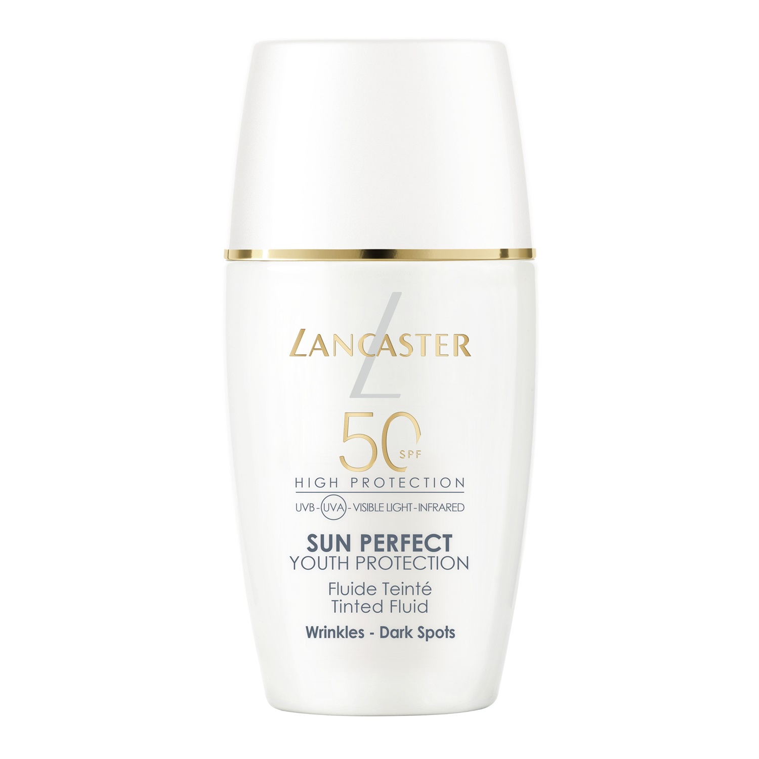 Lancaster Sun Perfect Sun Perfecting Fluid SPF 50 - Fluido Solare Anti-Età per Viso, 30 ml