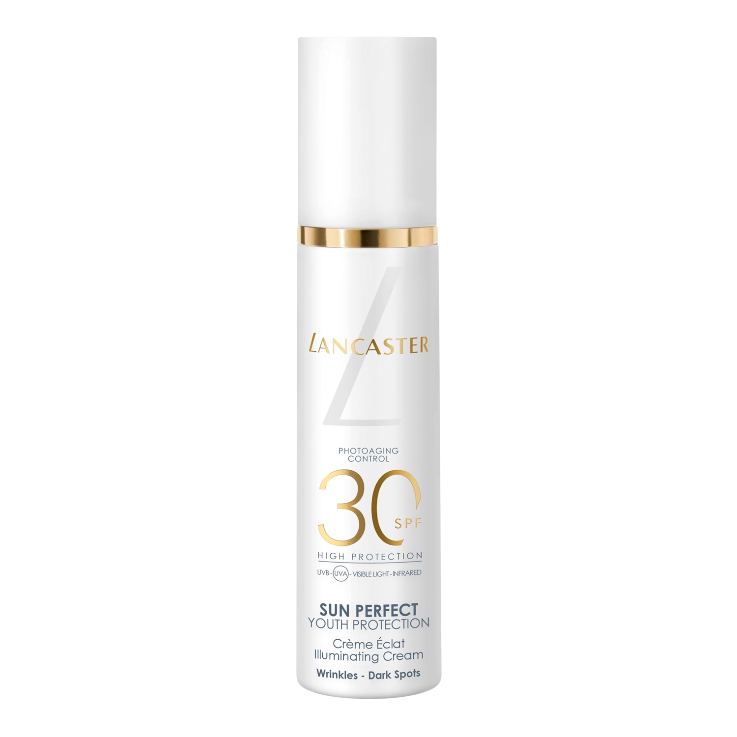 Lancaster Sun Perfect Crema Illuminante Viso SPF 30 - 50 ml - Protezione solare e anti-età con Full Light Technology