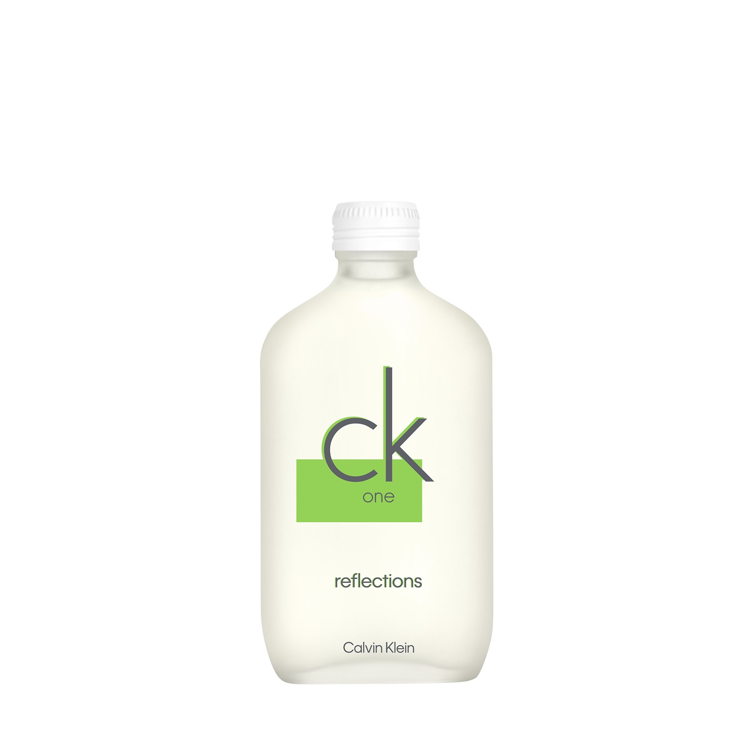 Calvin Klein CK One Reflections Eau de Toilette Unisex 100ml - Fragranza Energizzante con Limone, Zenzero e Tè Verde, Edizione Limitata