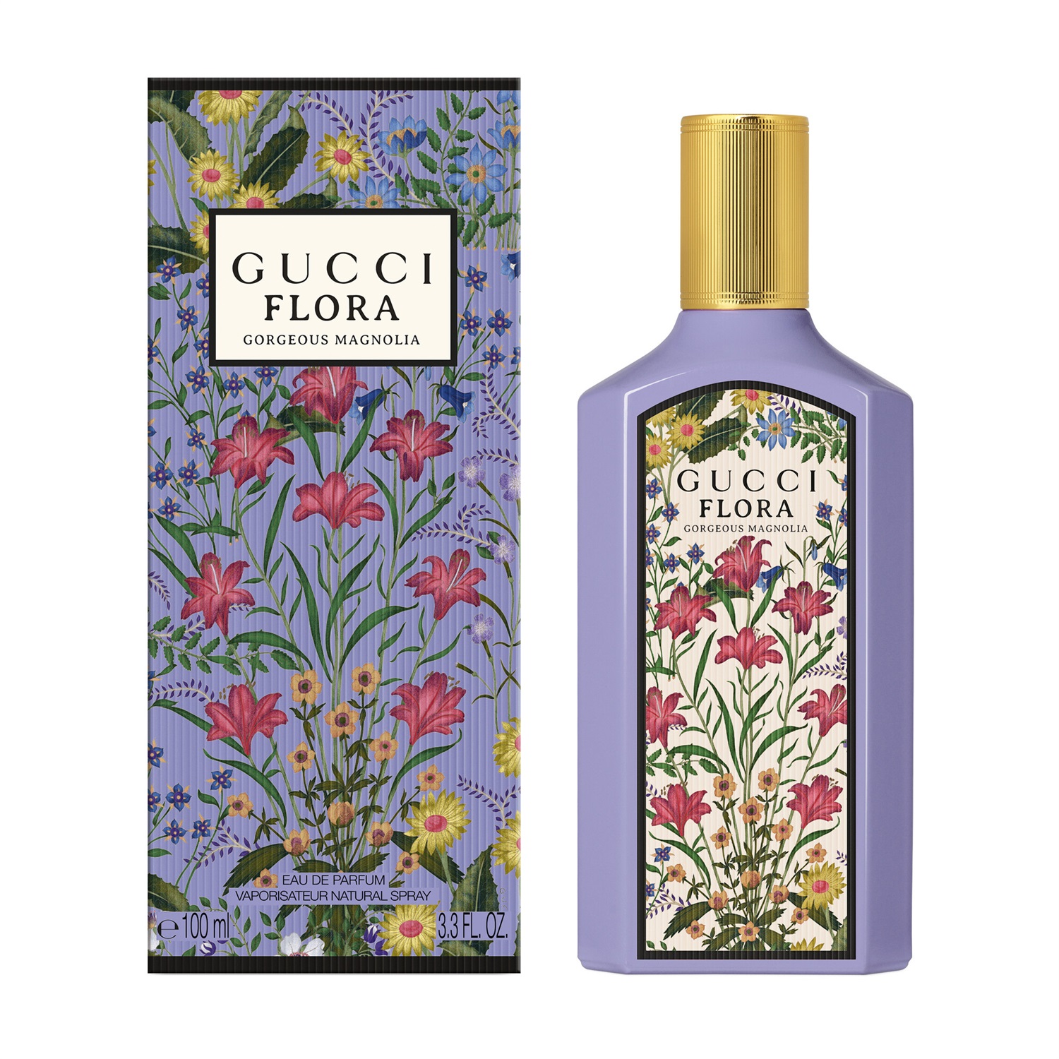 Gucci Flora Gorgeous Magnolia Eau de Parfum 100 ml - Profumo Floreale Chypré per Donna