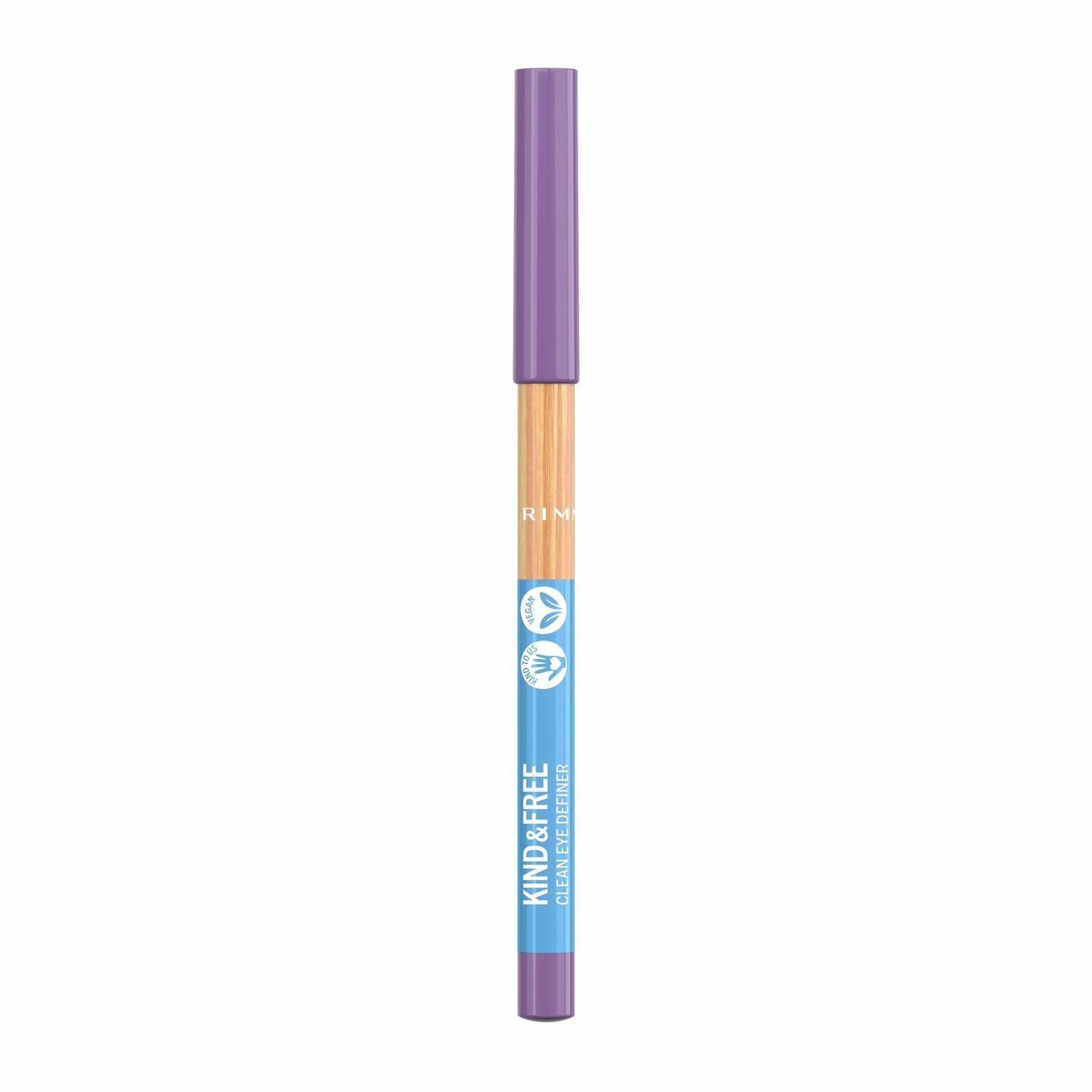 Rimmel London Kind & Free Clean Eye Definer Matita Occhi 1.1 g - Colore 003 Grape, Texture Cremosa, Formula Vegana