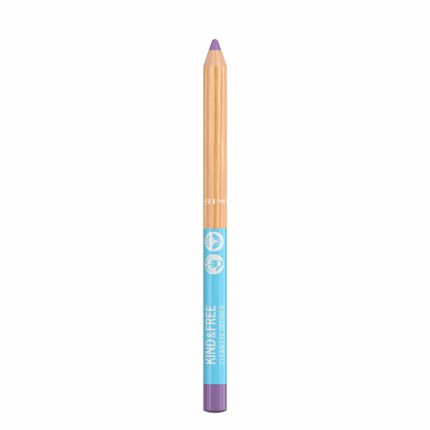 Rimmel London Kind & Free Clean Eye Definer Matita Occhi 1.1 g - Colore 003 Grape, Texture Cremosa, Formula Vegana