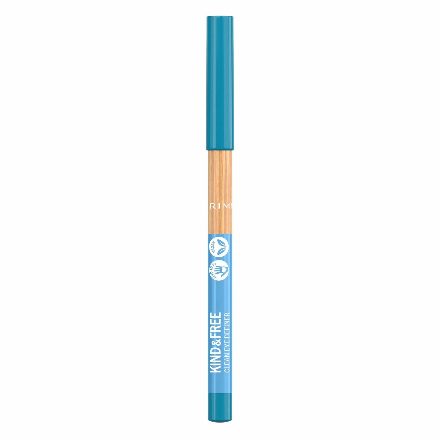 Rimmel Kind & Free Clean Eye Definer Matita Occhi 1,1 g - Colore 06 Anime Blue, Texture Cremosa e Alta Scrivenza