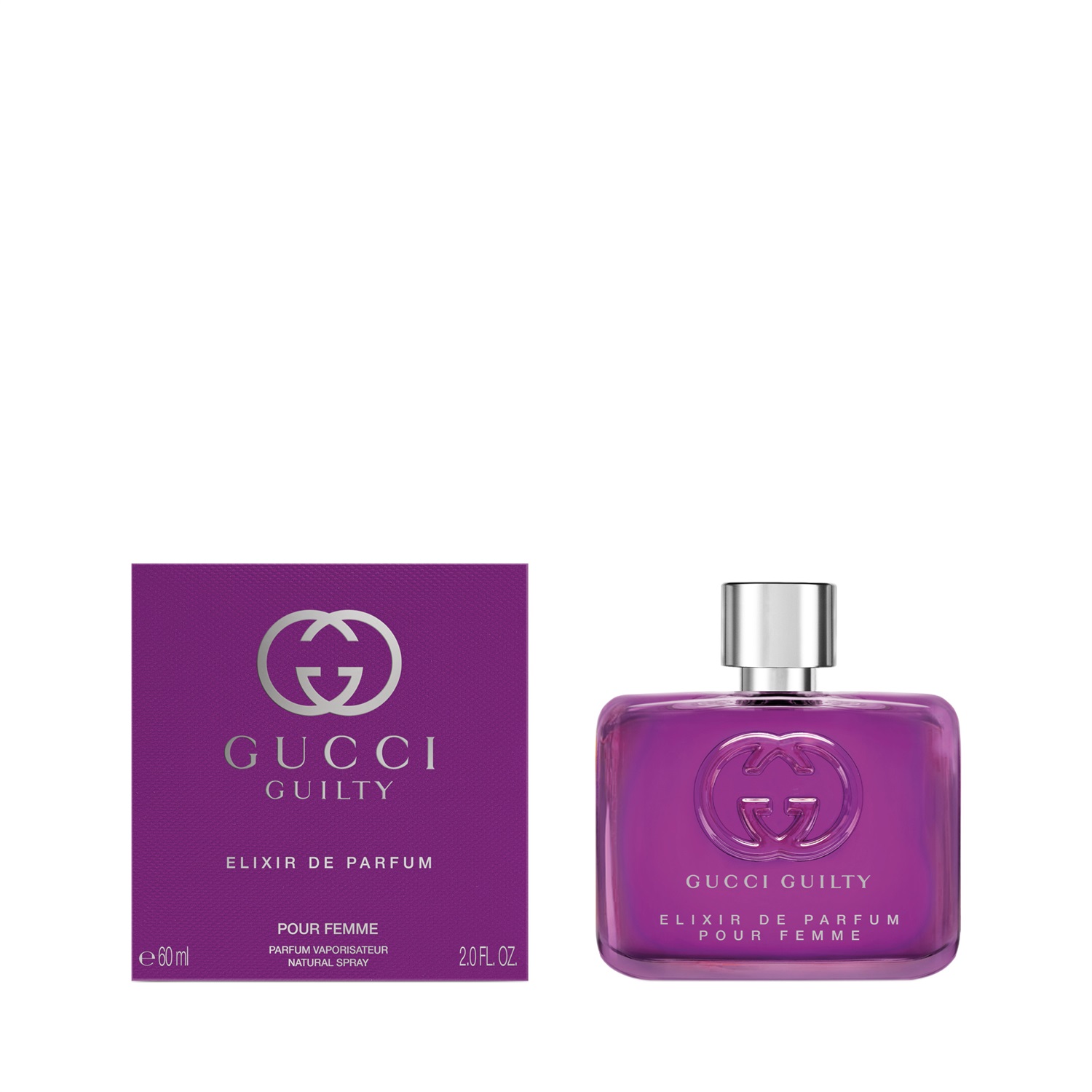 Gucci Guilty Elixir de Parfum Donna 60ml - Fragranza Floreale Orientale con Note di Mandorla e Vaniglia