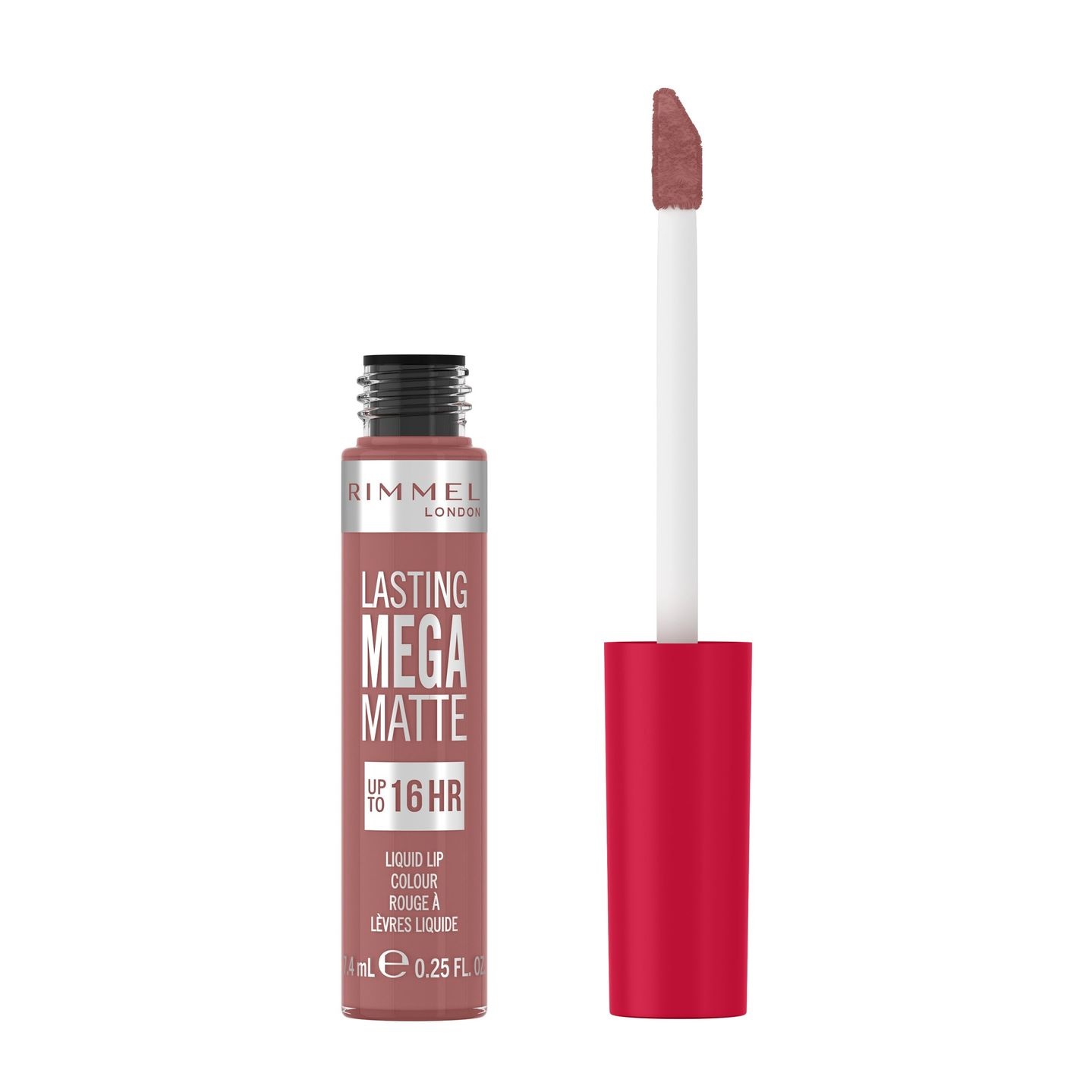 Rimmel London Lasting Mega Matte Rossetto Liquido 7.4 ml N.110 Blush - Finish Opaco a Lunga Durata
