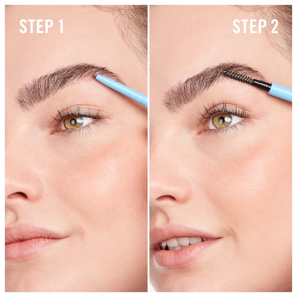 Rimmel London Kind & Free Matita Sopracciglia Brow Definer 001 Blonde 0.09g - Pigmenti Naturali, Effetto Naturale, Formula Vegana