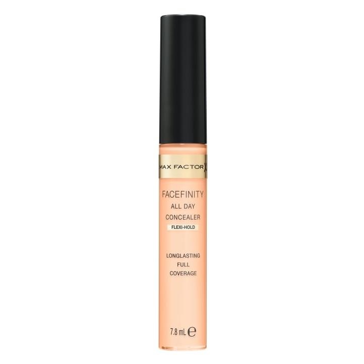 Max Factor Facefinity All Day Flawless Correttore Liquido 030, 7,8 ml - Fino a 30 Ore di Tenuta, Formula Vegan, Finish Opaco