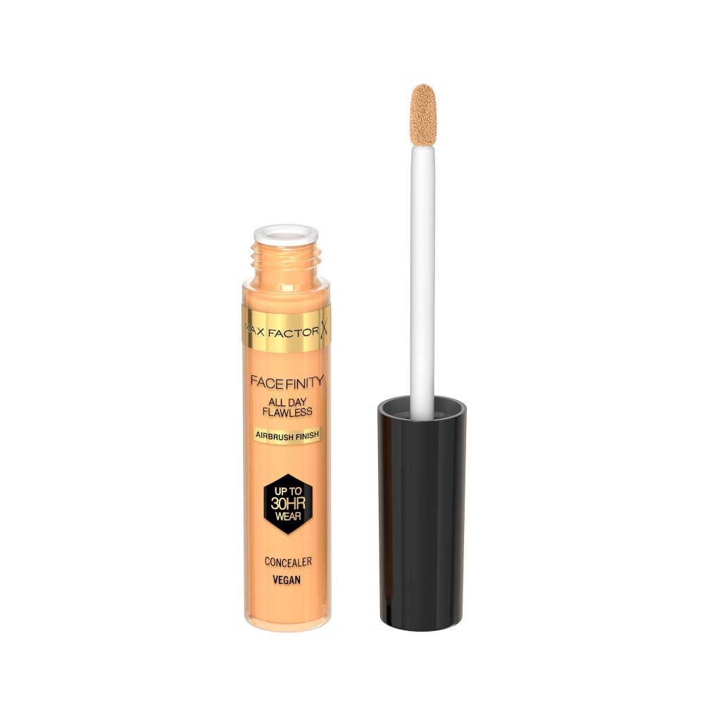 Max Factor Facefinity All Day Flawless Correttore Liquido 040 - Alta Coprenza, Lunga Tenuta fino a 30 Ore, Formula Vegana, 7,8 ml