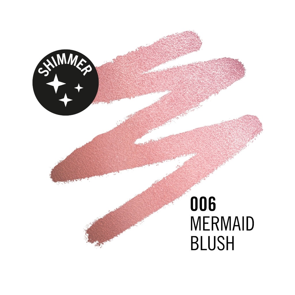 Rimmel London Wonder'Last Shadow Stick 006 Mermaid Blush 1,64 g - Ombretto in stick, Colore vibrante, Facile da applicare, Formula vegana