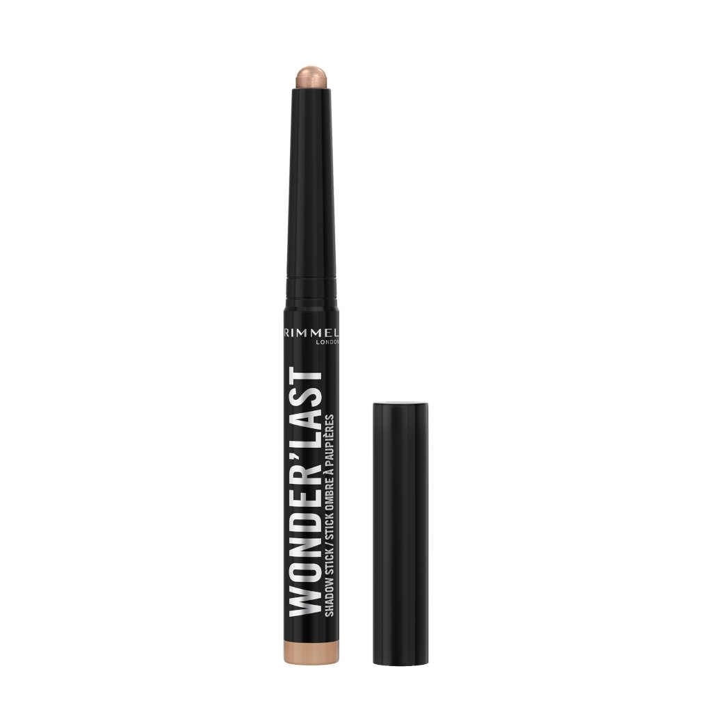 Rimmel London Wonder'Last Shadow Stick 004 Soft Bubbles - Ombretto in stick, 1,64 g, Colore vibrante, Tenuta 24h, Formula vegana