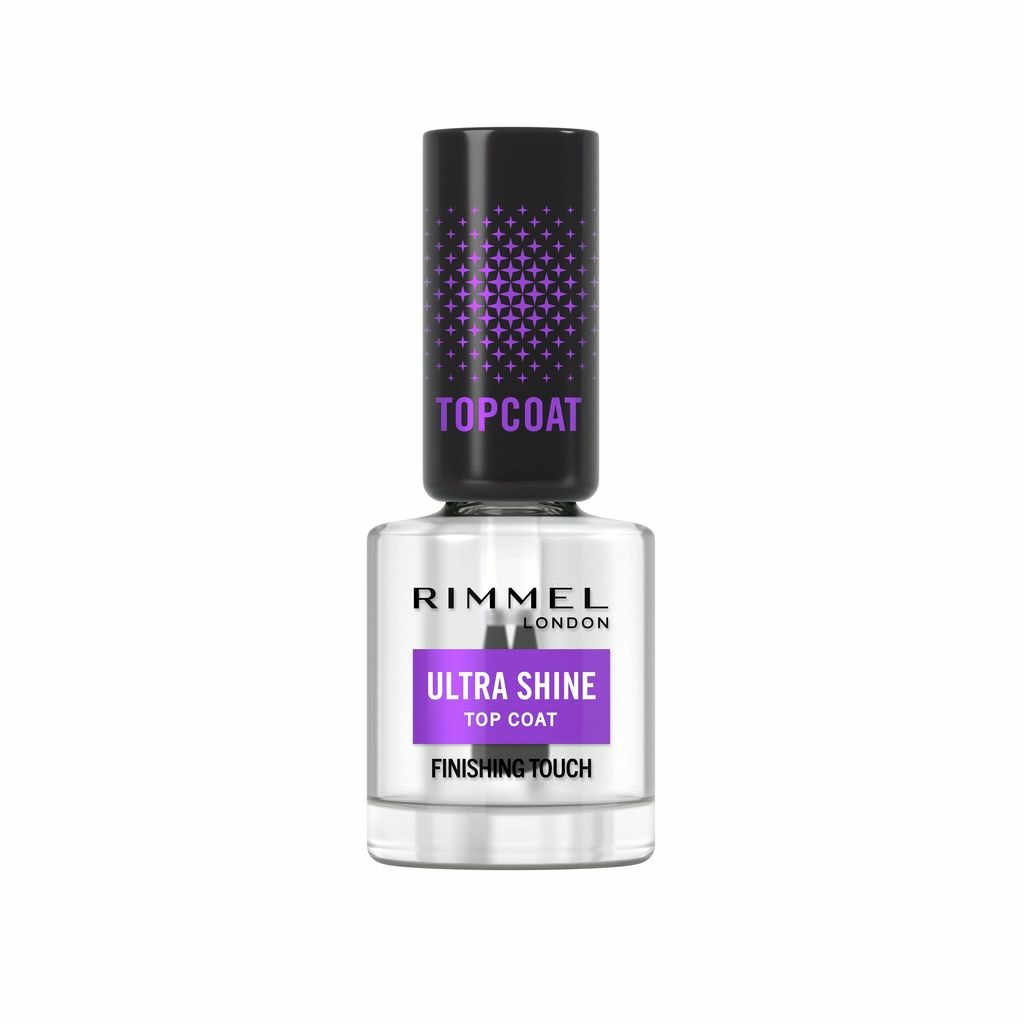 Rimmel Ultra Shine Top Coat 12 ml - Smalto Lucidante, Asciugatura Rapida, Effetto Brillante e Lunga Durata