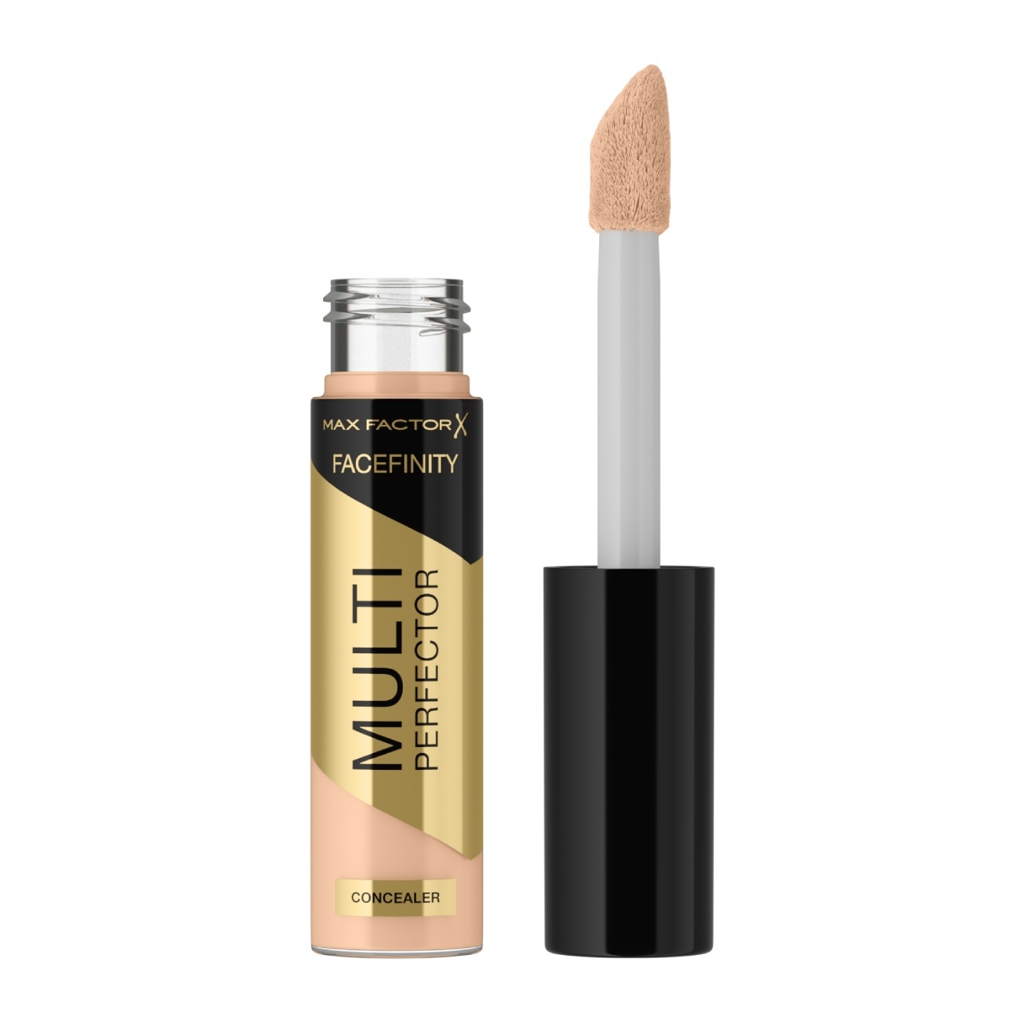Max Factor Facefinity Multi-Perfector Concealer 1N - Correttore Liquido Illuminante All-in-One, 11 ml, Vegano, Copertura Personalizzabile
