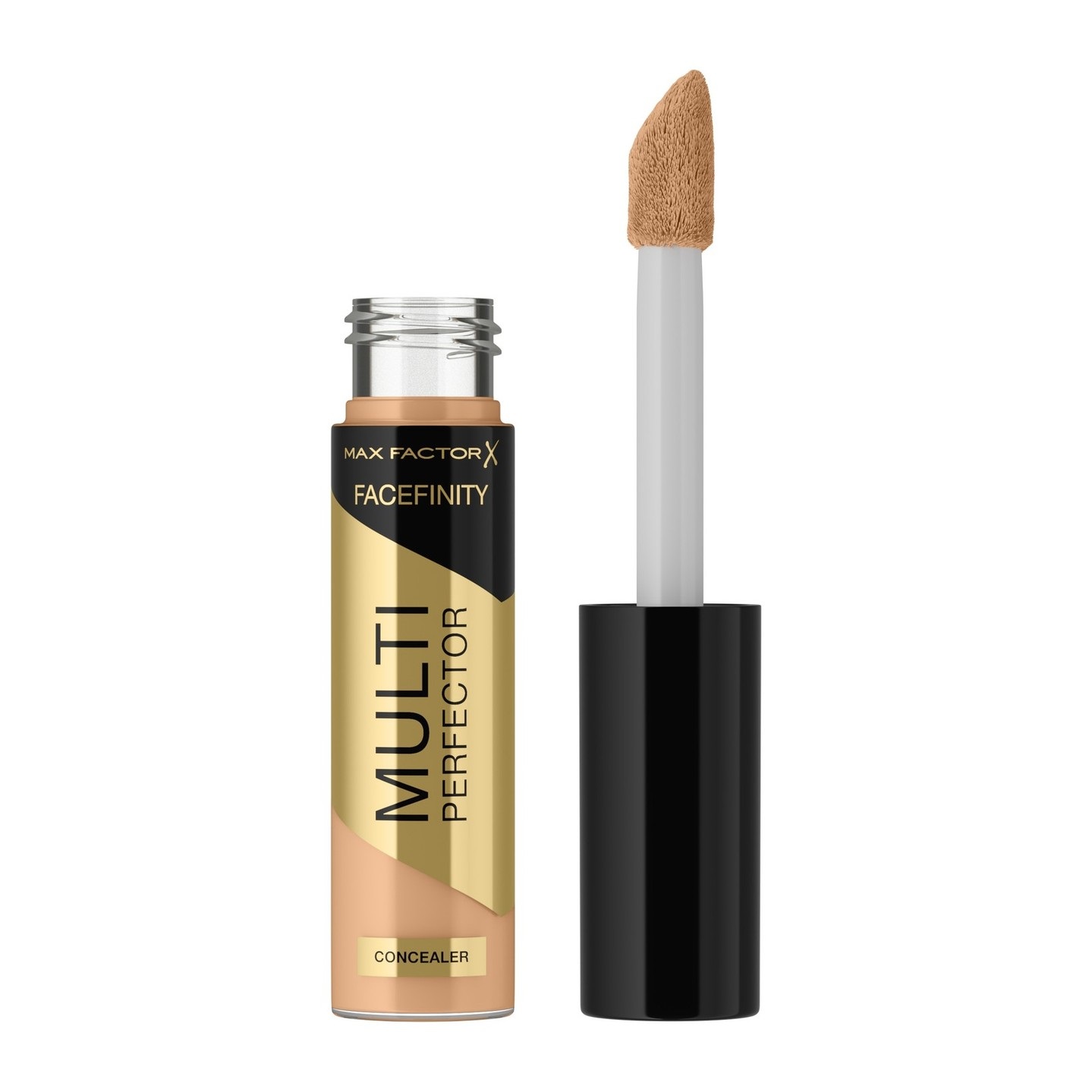 Max Factor Facefinity Multi-Perfector Correttore Liquido Illuminante 3C - 11 ml, Vegano, Copertura Personalizzabile