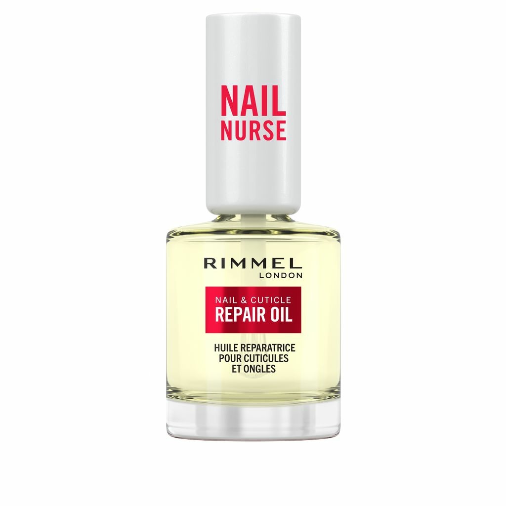 Rimmel London Nail Care Cuticle Repair Oil - Olio Idratante Riparatore per Unghie e Cuticole con Vitamina E, 8 ml