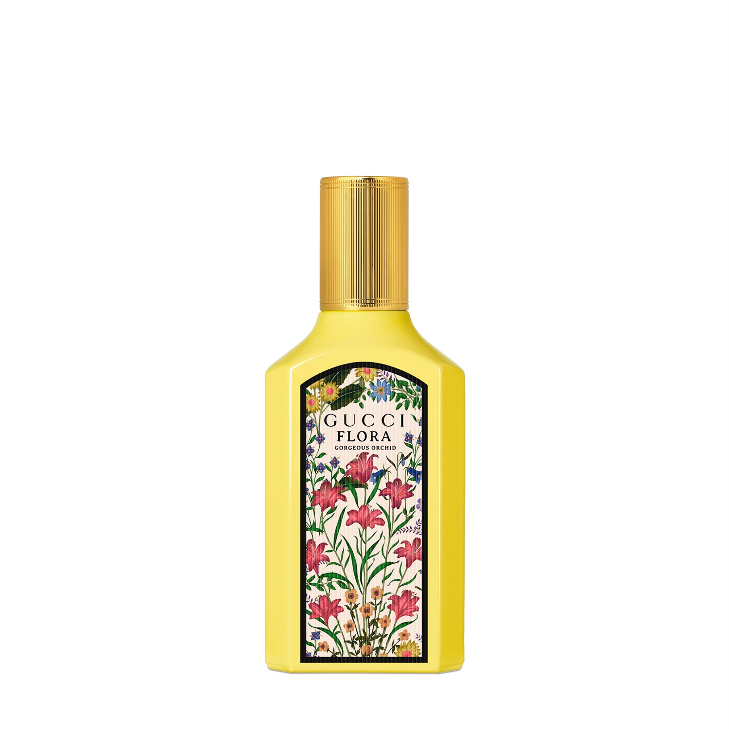 Gucci Flora Gorgeous Orchid Eau de Parfum 50ml - Fragranza Floreale Gourmand con Vaniglia e Orchidea, Ricaricabile
