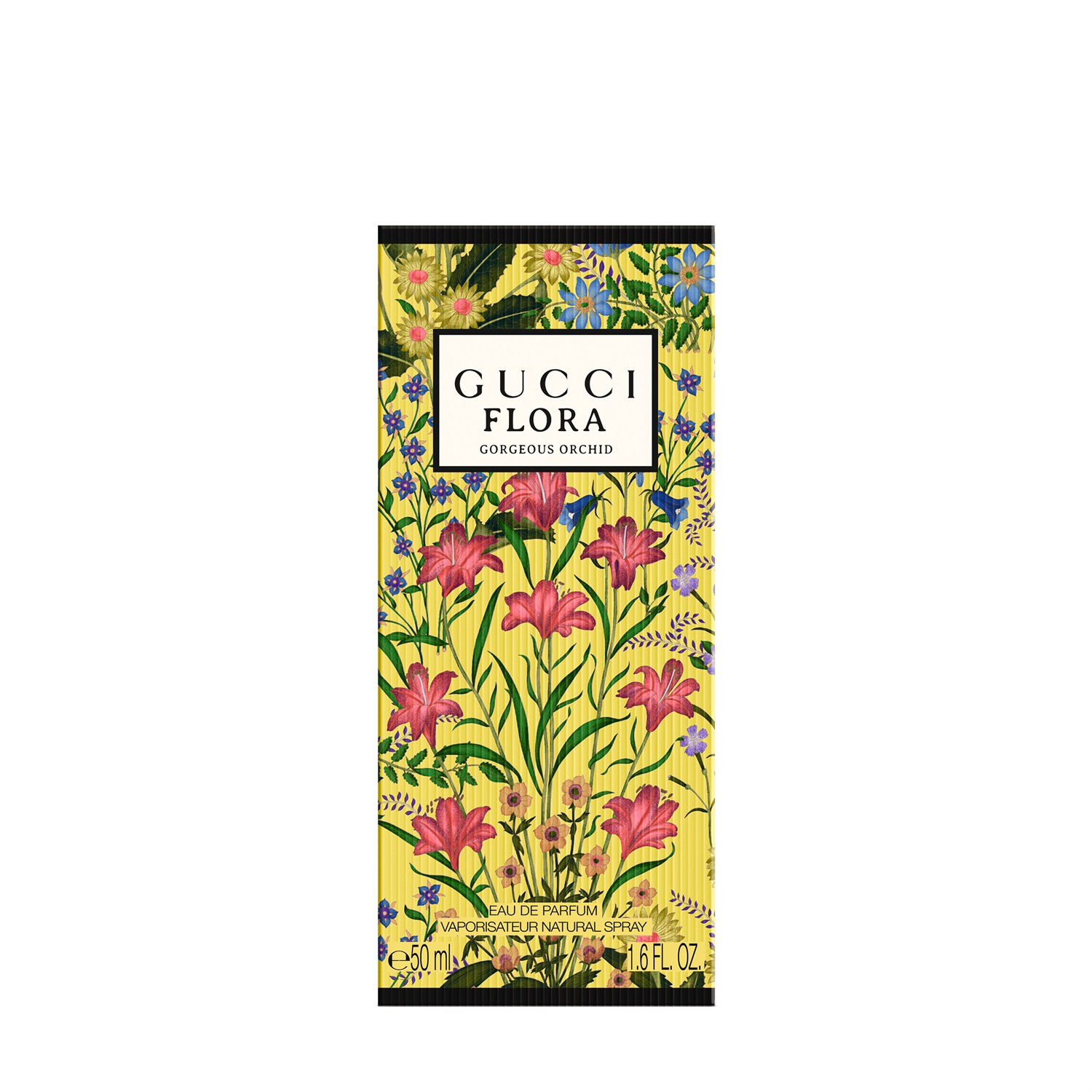 Gucci Flora Gorgeous Orchid Eau de Parfum 50ml - Fragranza Floreale Gourmand con Vaniglia e Orchidea, Ricaricabile