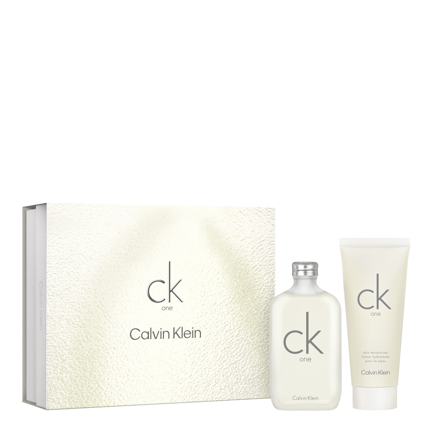 Calvin Klein CK One Eau de Toilette Cofanetto Regalo Natalizio 200ml Lozione Corpo 200ml