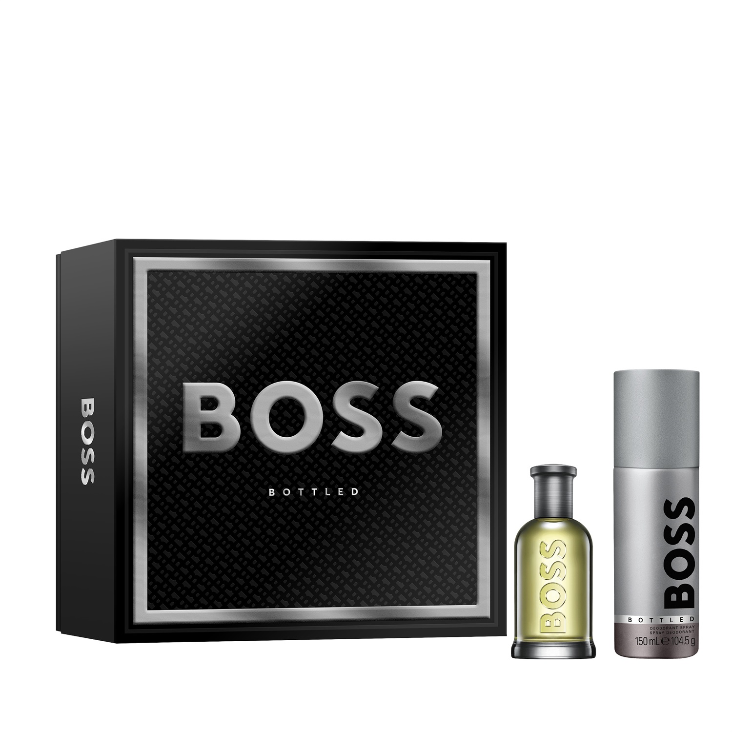 HUGO BOSS Bottled Eau de Toilette Cofanetto Regalo Natalizio 50ml Deodorante Spray 150ml