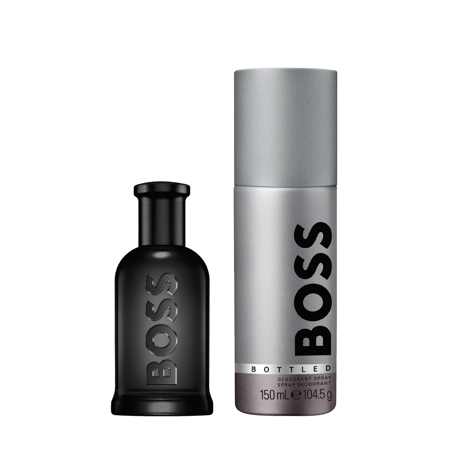 Hugo Boss BOSS Bottled Parfum Cofanetto Regalo Natalizio 50ml Deodorante Spray 150ml - Note Legnose e Ambrate