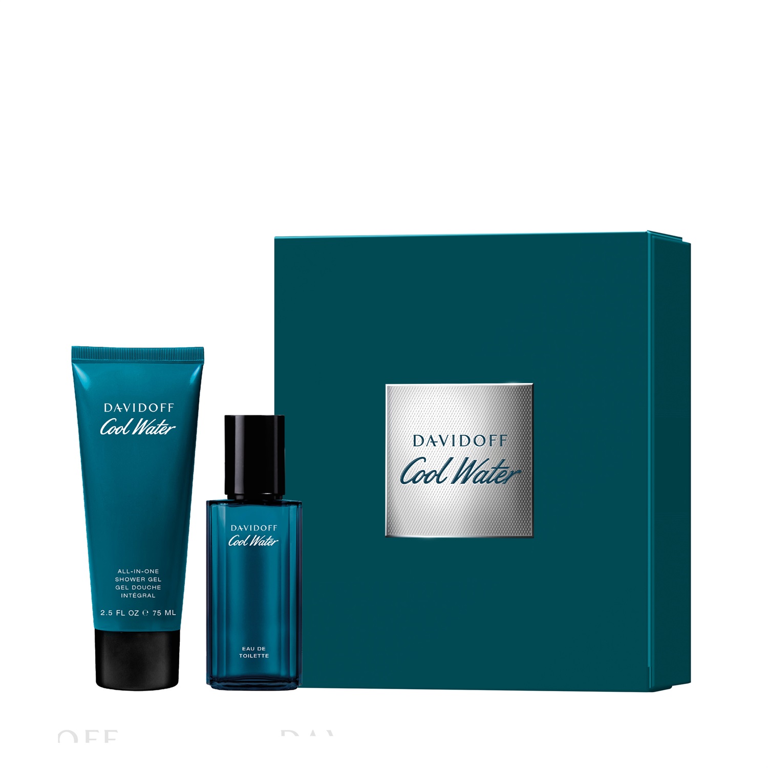 Davidoff Cool Water Cofanetto Regalo Eau de Toilette 40 ml Gel Doccia 75 ml - Fragranza Fresca e Virile Ispirata all'Oceano
