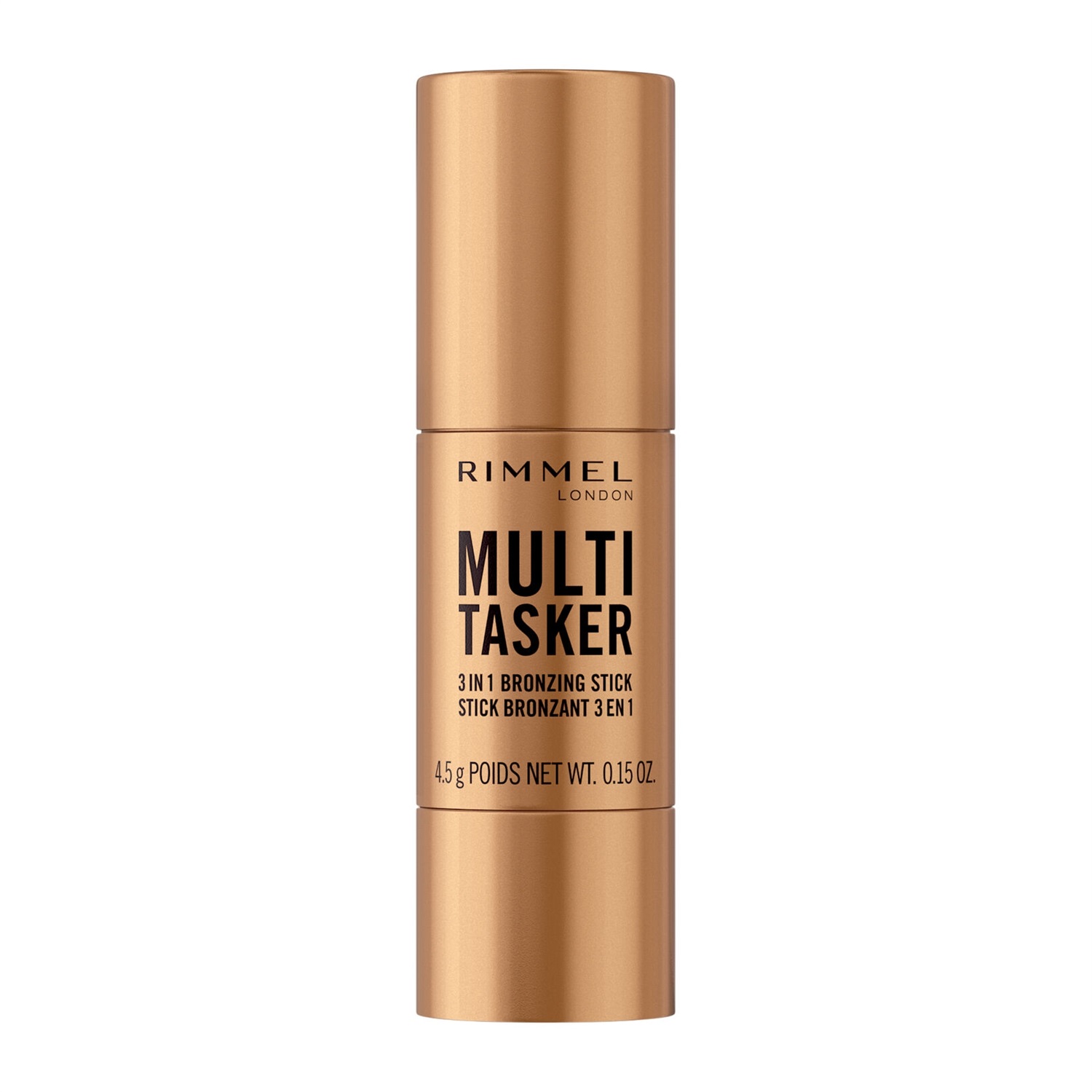 Rimmel London Bronzer in Stick Multi-Tasker 3 in 1 004 Deep - 4,5 g, Finish Delicato e Luminoso, Tenuta Tutto il Giorno