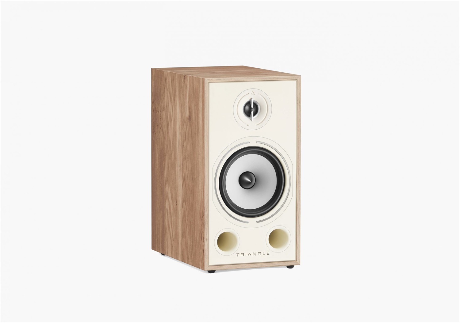 Triangle Borea BR03 - Coppia di Casse Acustiche da Scaffale 2 Vie in Rovere Chiaro - Potenza 100 W, Sensibilità 90 dB/W/m, Ideali per Musica e Home Cinema